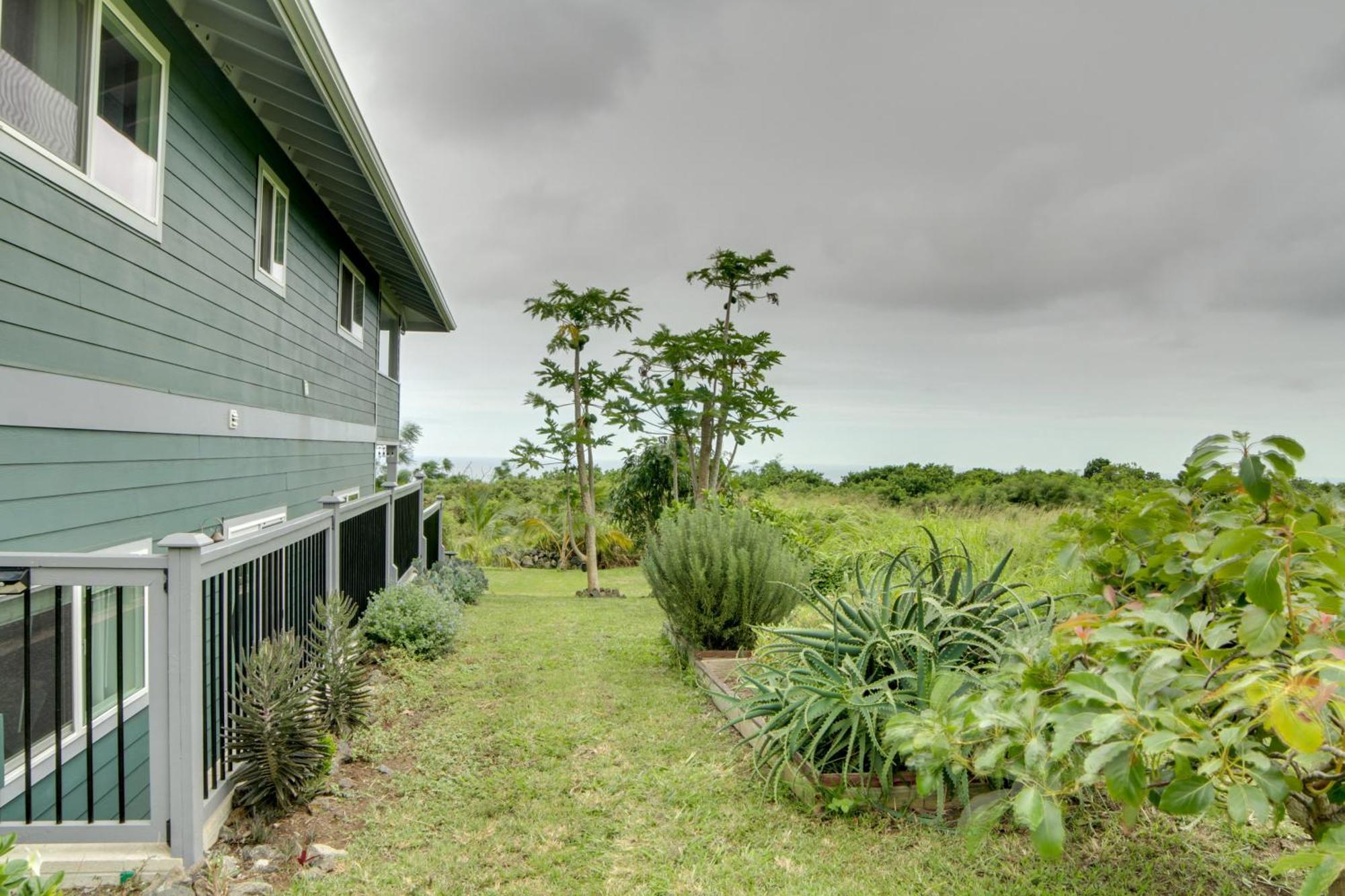 The Aloha Green House Retreat With Ocean Views! Naalehu Buitenkant foto